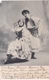 Cuplu in costume populare maghiare (circulata)