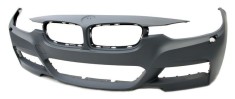Bara fata Bmw Seria 3/3 Gt (F30/31/34/35) Model M-Trim, 01.2012-, grunduita, cu gauri pentru spalatoare faruri,gaura pentru camera video,cu gauri pen