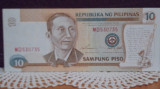 FILIPINE - 1985 - 10 PISO - UNC .