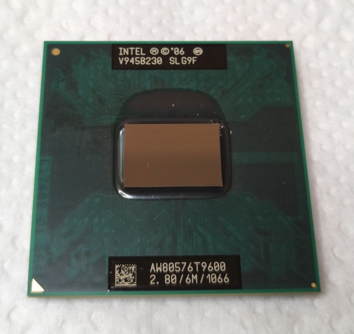 Intel Core 2 Duo T9600, 2,80 GHz, 6mb Cache, 1066MHz, Sk. P PGA478 SLB47