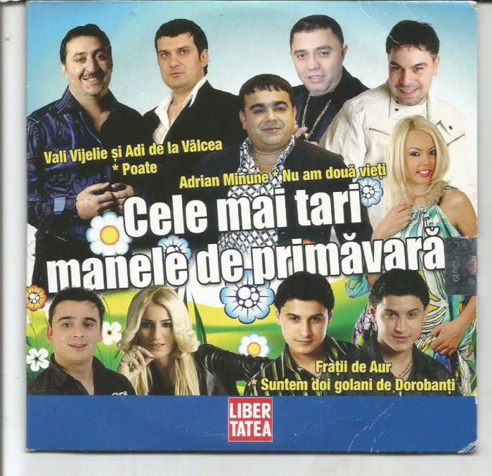 (B) CD sigilat - CD Manele: Cele mai tari manele de primavara 2011