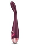 Vibrator Punctul G Zola 7 Moduri Vibratii, Functie Incalzire, Silicon, USB, Burgundy, 16.6 cm