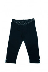 Pantaloni sport pentru fete 3 4 Wendee DY64140-2N-128, Negru foto