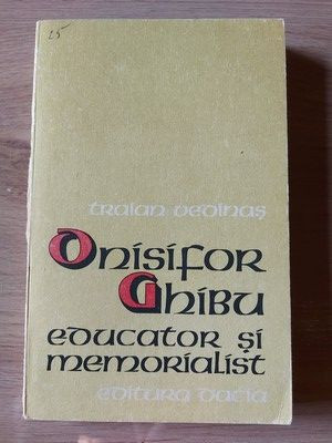 Onisifor Ghibu educator si memorialist Traian Vedinas foto