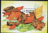 Maldives 1992-Flora,Fauna,colita dantelata,MNH,Mi.BL.231, Nestampilat