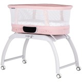 Cumpara ieftin Patut cu leganare si cantar integrat Chipolino Sogno 2 in 1 pink