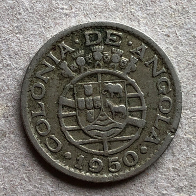 x263 Angola 50 centavos 1950 foto