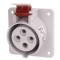 Conector AC trifazat 16A IP44