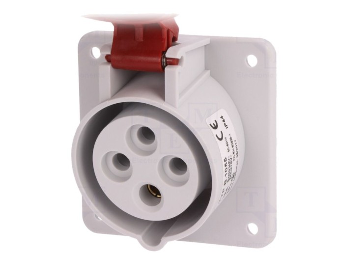 Conector AC trifazat 16A IP44