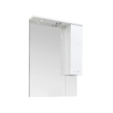 Dulap baie Leziter Vanessa 65 Alb cu oglinda si iluminare LED, 104x16.3x65.5 cm