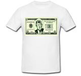 Tricou &quot; Donald Trump - 3 dolars &quot;