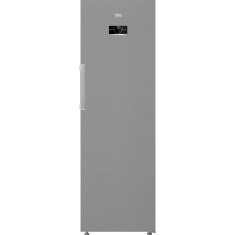 Congelator Beko B5RFNE314XB, 282 l, NoFrost, SafetyGlass, Compresor ProSmart Inverter, Compartiment MaxStore, Usa reversibila, H 186.5 cm, Argintiu, C
