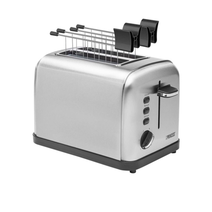 Prajitor de paine 2 sloturi, 950W, &quot;Steel Style 2&quot; - Princess