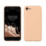 Husa Kwmobile pentru Apple iPhone 8/iPhone 7/iPhone SE 2, Crem, Silicon, KWM000010IU094C, Carcasa