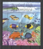 DOMINICA 2004 FAUNA MARINA PESTI TROPICALI, Nestampilat