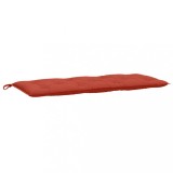 Cumpara ieftin Perna banca de gradina, melanj rosu, 120x50x7 cm, textil