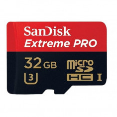 Card de memorie SanDisk Extreme PRO MicroSDHC 32GB CLASS A1 U3 V30 100MB/s cu adaptor SD foto