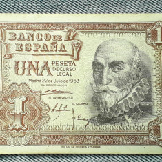 1 Una Peseta 1953 Spania