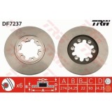 Set disc frana Ford Ranger (Er Eq R) 04.97-12.11; Mazda B-Serie (Un) 11.98-12.08, Fata, 274X24mm, ventilat, TRW