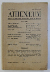 ATHENAEUM . REVISTA DE IDEOLOGIE SI STIINTA A LICEELOR MILITARE ANUL II NR. 3-4 , IULIE - DECEMBRIE 1936 foto