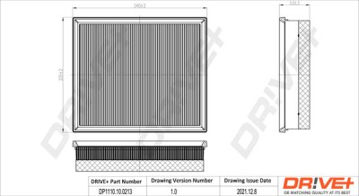 Dr!ve+ DP1110.10.0213 Filtru aer foto