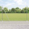 VidaXL Gard Euro cu 7 st&acirc;lpi flangați, 1.5x10 m, din oțel galvanizat