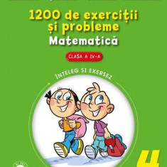 Matematică. 1200 de exerciţii şi probleme pentru clasa a IV-a - Paperback brosat - Angelica Gherman, Ecaterina Bonciu, Niculina Stănculescu - Litera