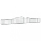 Cumpara ieftin Cos gabion arcuit 400x50x40/60 cm fier galvanizat