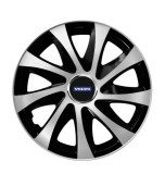 Cumpara ieftin Set 4 capace roti Drift exrta Gri-Negru R16 pentru gama auto Volvo
