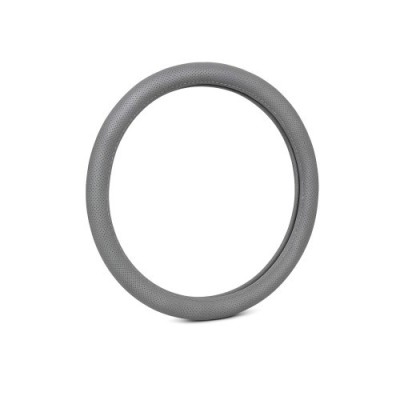 Husa volan imitatie piele cu gaurele marime L gri Cod: A122 foto