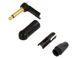 Mufă Jack 6,3mm Mono 90&deg; pe Cablu