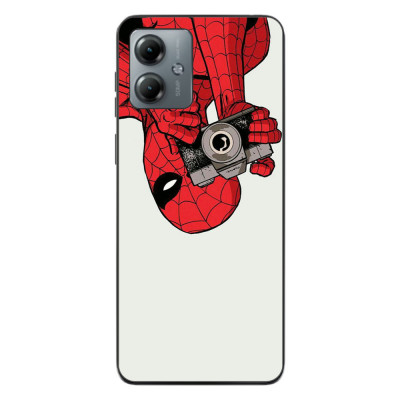 Husa compatibila cu Motorola Moto G14 Silicon Gel Tpu Model Spiderman foto