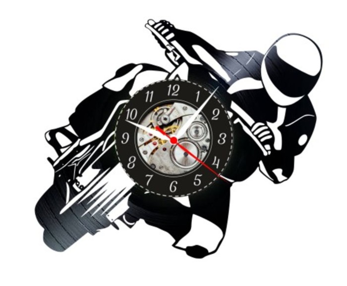 MOTOCROS- ceas de perete