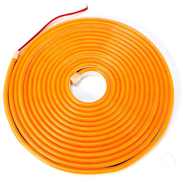 Banda led flexibila tip neon, alimentare 12V, lumina orange, lungime 5 m, XLA-18A132