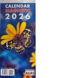 Calendar magnetic fluturi 2026