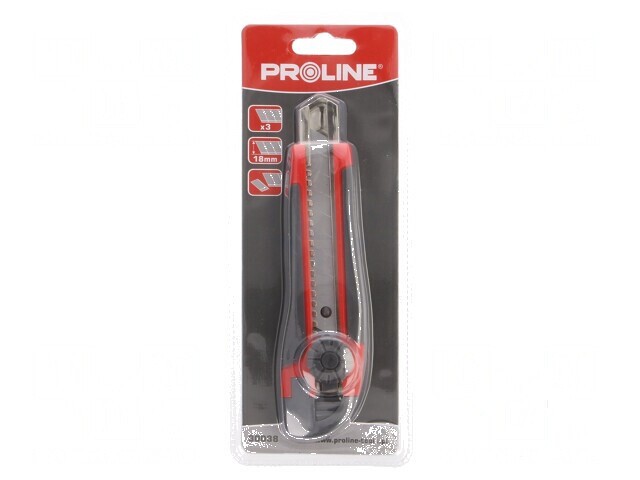 Cuțit 18mm cu dispozitiv de blocare și lamă ruptă