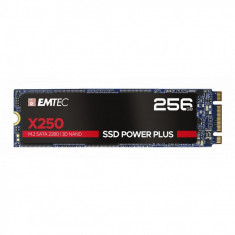 Ssd emtec x250 256gb sata m2 2280 r/w speed 520mbs/500mbs foto