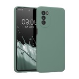 Husa Kwmobile pentru Motorola Moto G52/Moto G82, Silicon, Verde, 58542.166, Carcasa