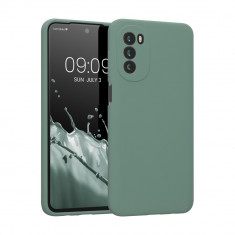 Husa Kwmobile pentru Motorola Moto G52/Moto G82, Silicon, Verde, 58542.166