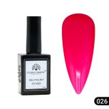Oja semipermanentă Global Fashion, Gel polish&nbsp;Elite Glow 15&nbsp;ml,&nbsp;26