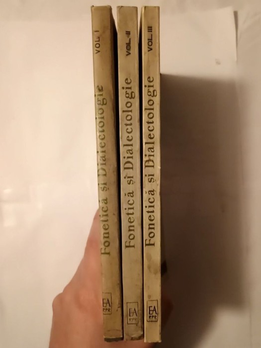 Al. Rosetti (coord.) - Fonetică și dialectologie vol. 1-3 (3 vol.; 1958-1961)