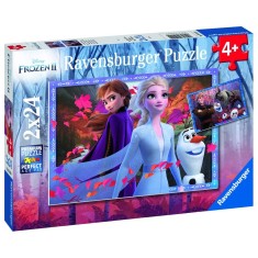 Puzzle Frozen II, 2X24 Piese