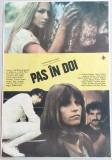 Pas in doi - afis film romanesc, Romaniafilm 1985, cinema Epoca de Aur