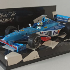 Macheta Benetton Playlife B198 Fisichella Formula 1 1998 - Minichamps 1/43