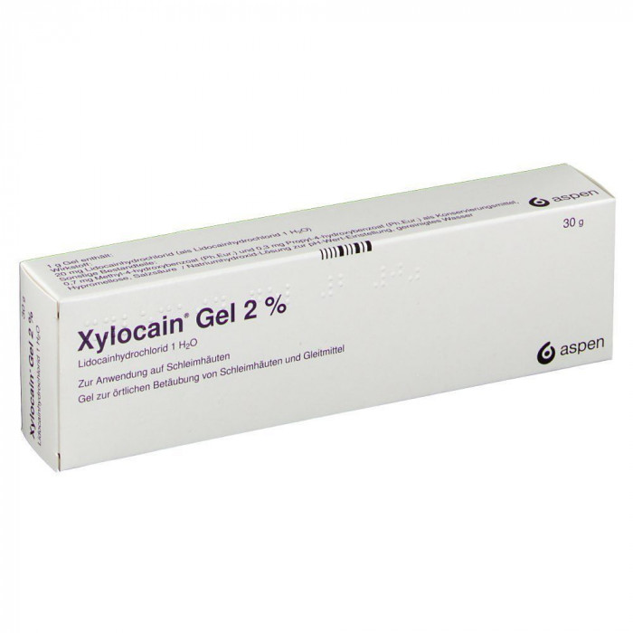 Gel, Aspen, Xylocain 2%, Anestezic Local pentru Mucoase, 30gr