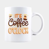 Cana alba personalizata IT&#039;S COFFEE O&#039;CLOCK, INOVATIX&reg;. 330ml, Oem