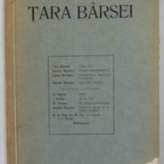 TARA BARSEI , REVISTA ORGANIZATIEI '' ASTRA '' BRASOV , ANUL II , NR. 4 , IULIE - AUGUST , 1930 , COPERTA CU COLT LIPSA