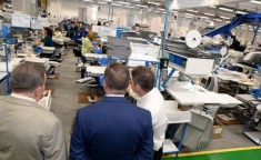 fabrica de textile germania foto