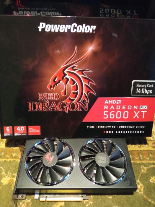 Placa video Red dragon RX 5600 XT Gaming X 6GB GDDR6 192-bit
