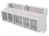 Carcasă pentru șină DIN ABS gri 89x177x65mm
